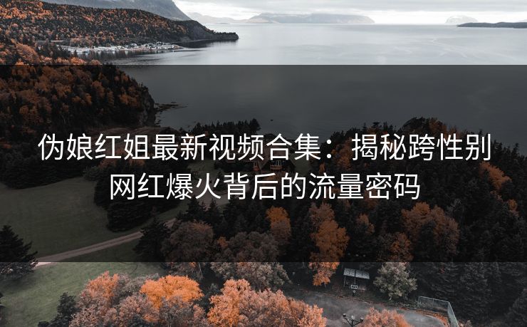伪娘红姐最新视频合集:揭秘跨性别网红爆火背后的流量密码